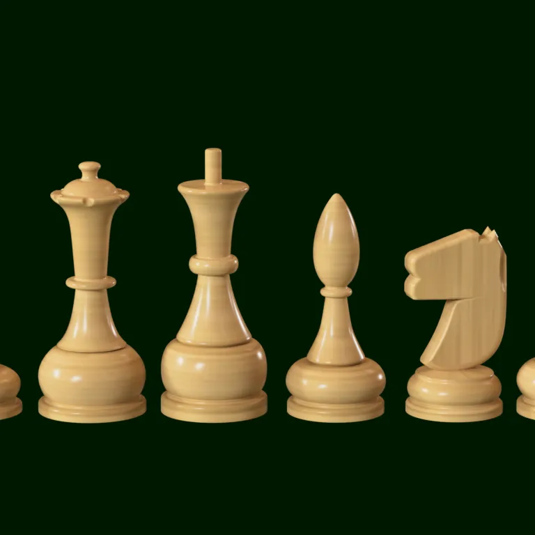 Chess Piece Sizes  Staunton Standard and Tall Chess Pieces