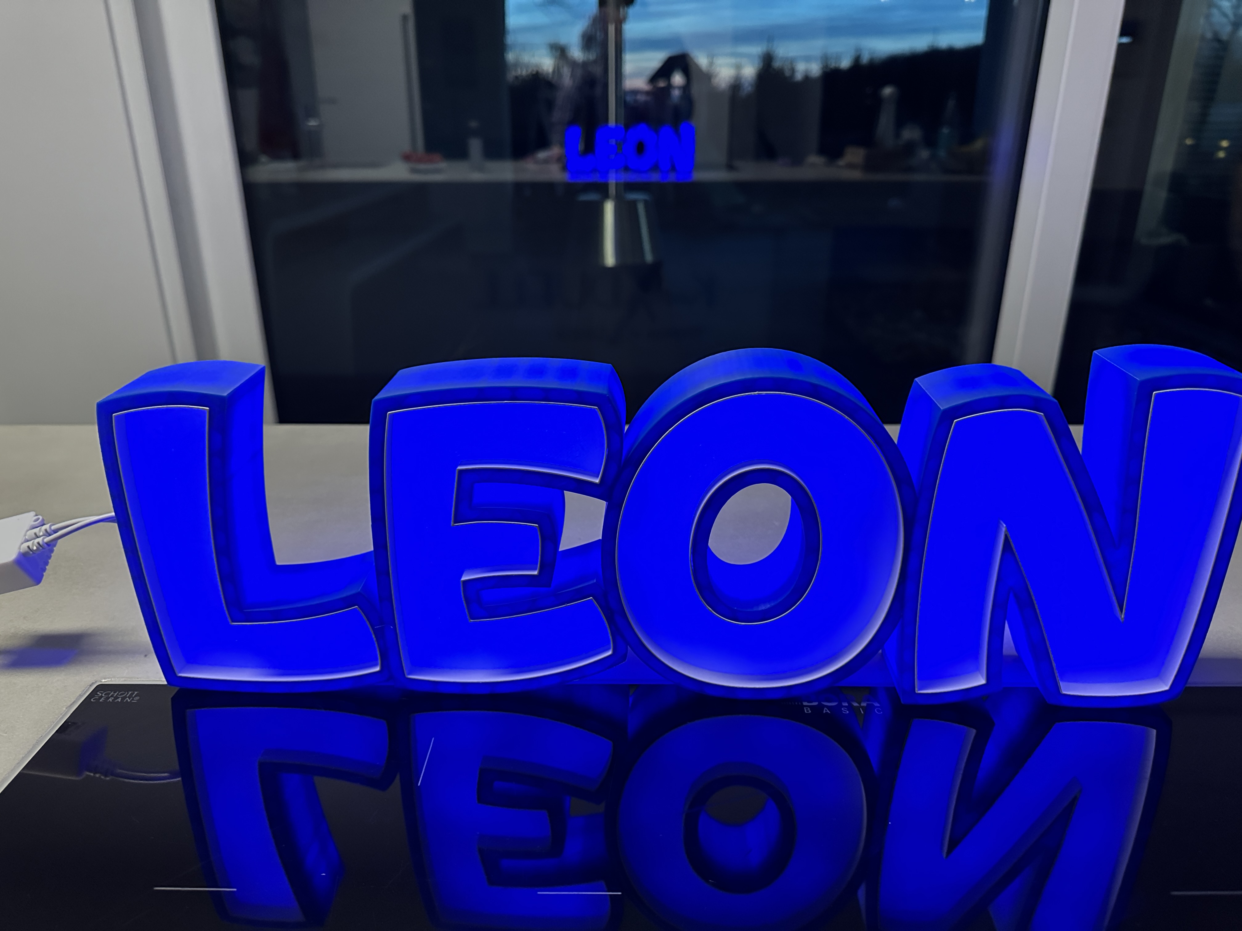 LEON LED- Namenslampe by T-D3SIGN | Download free STL model ...