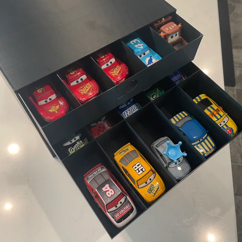 Cars car storage/garage box by Deathlicious, Download free STL model