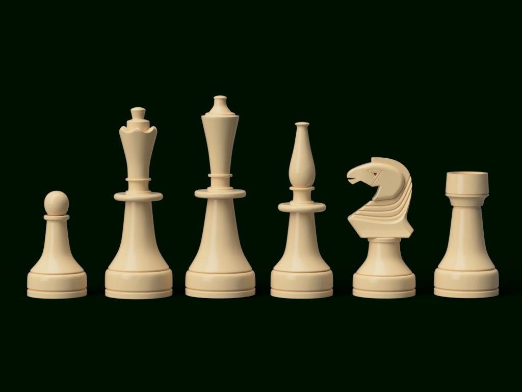 Budapest/Hungarian Chess Set
