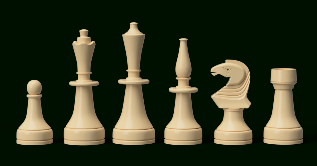 Download Stunning Image of a King Chess Piece with Crown PNG