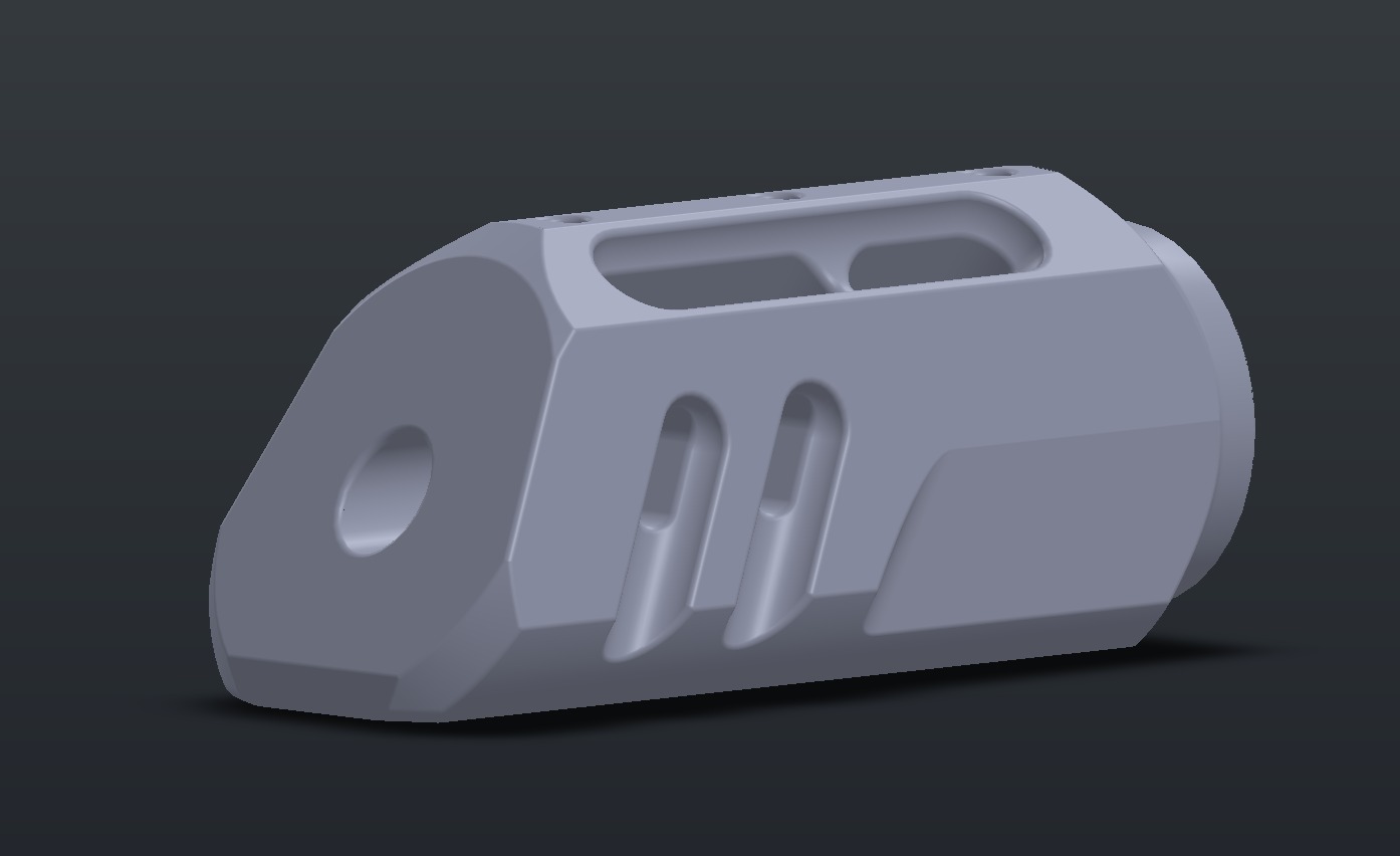 Airsoft muzzle brake