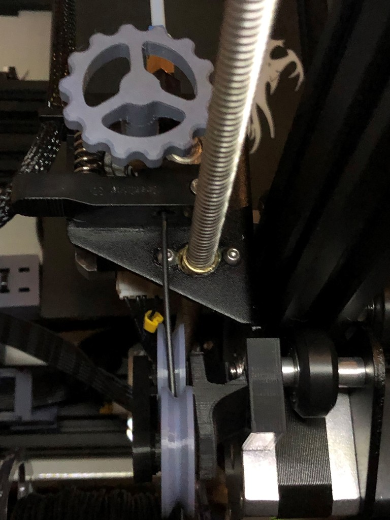 Ender 3 Filament Guide Dual Roller by Onky Tonk Download free STL