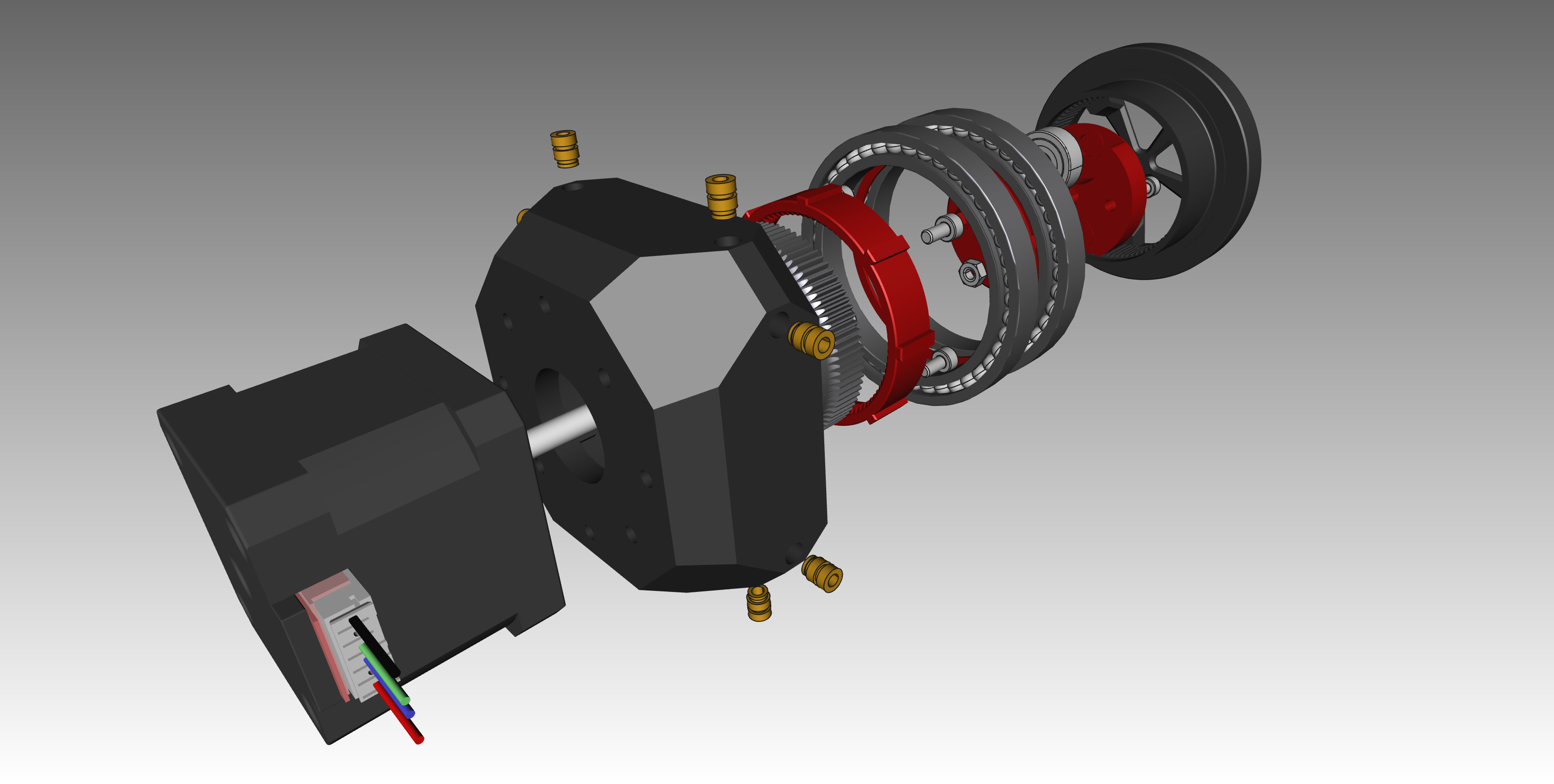 Miniatura 6 do modelo 3D Compact 44:1 Harmonic Drive