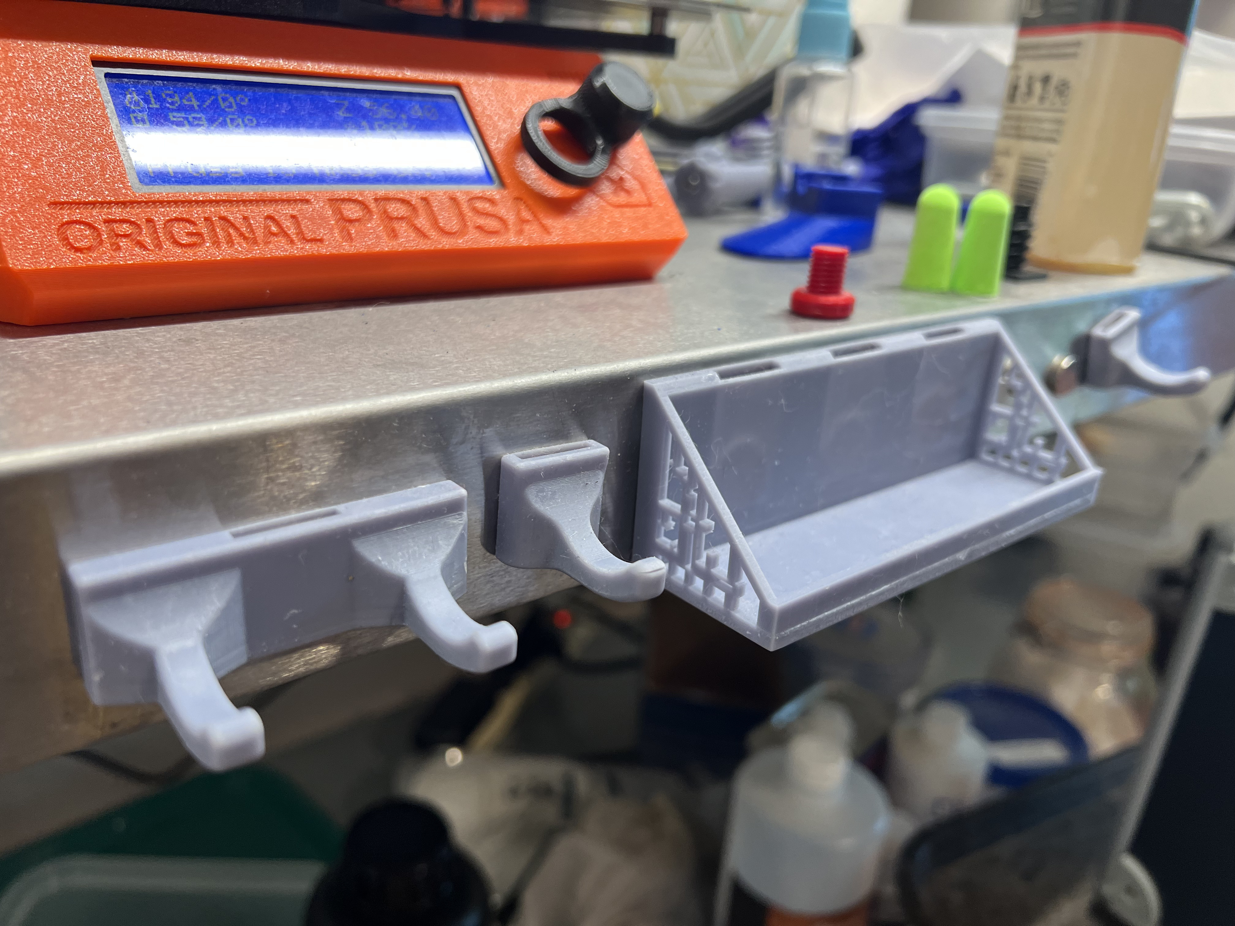 Magnetic Hooks & Shelves - SLA