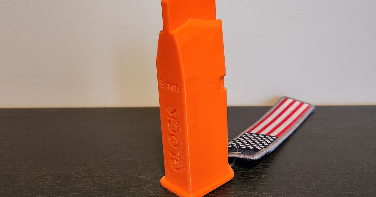 3D Print Nation .308 Empty Chamber Indicator Flag Orange