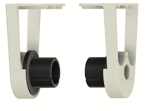 Magnetic kitchen towel roll holder