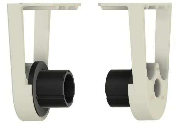 Magnetic kitchen towel roll holder