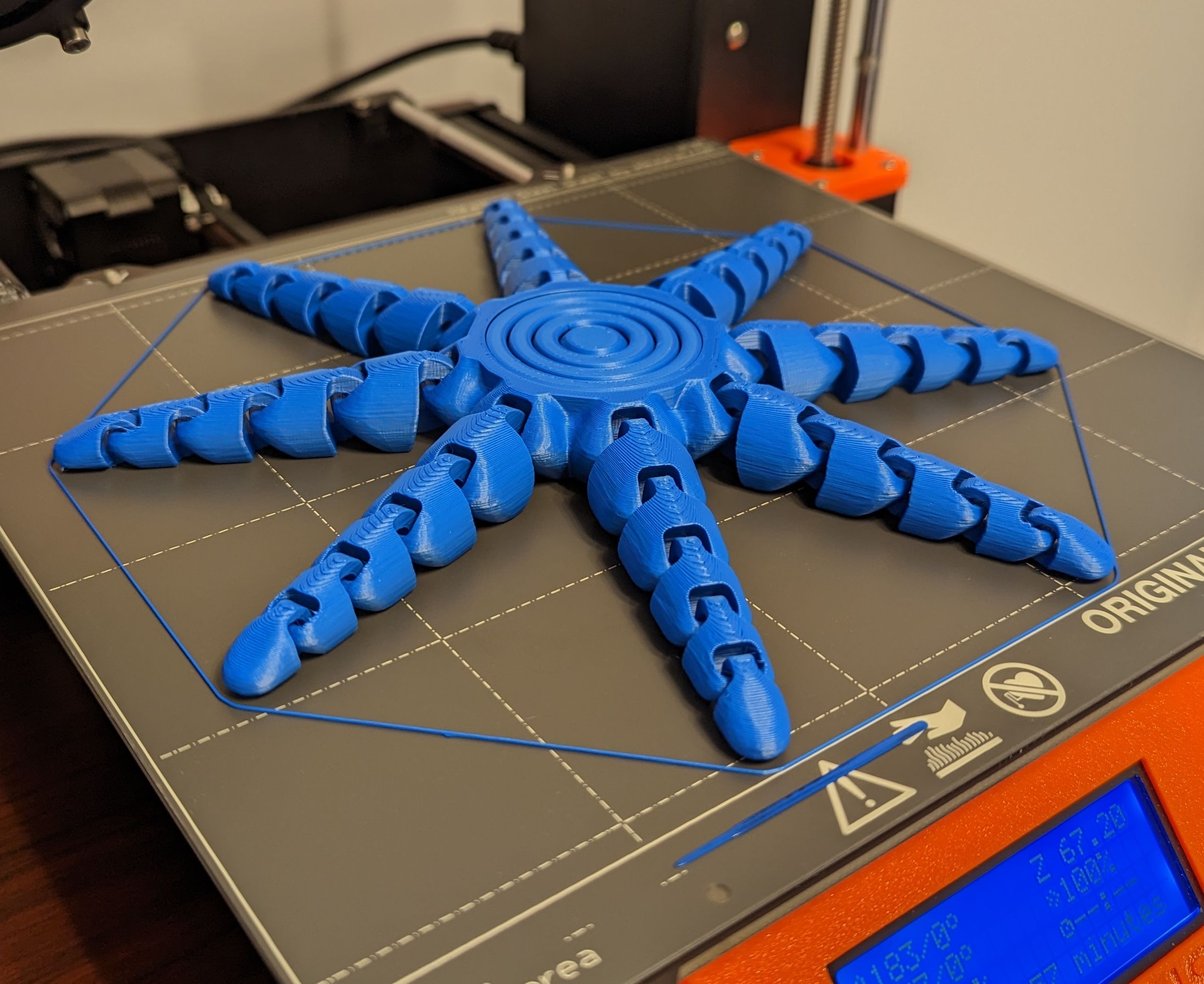 Fidget Octopus Rotating Rings Toy