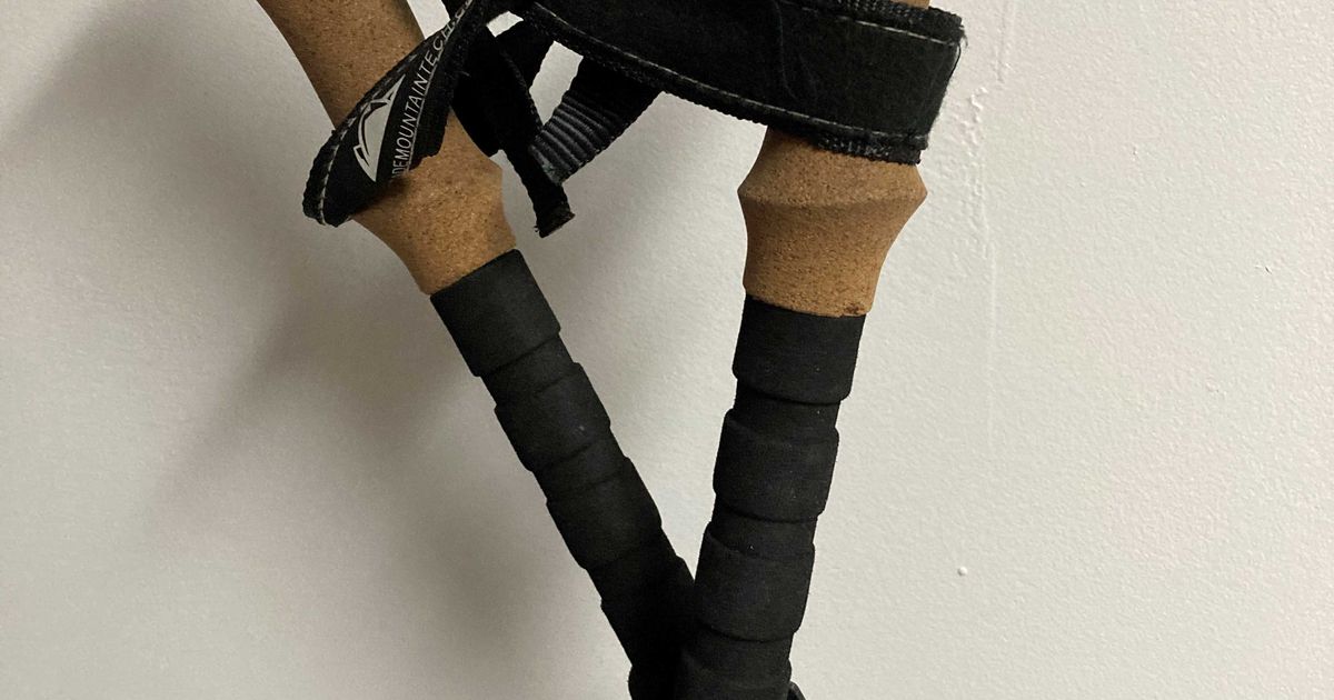 Trekking pole connector by Old_Tekkie Download free STL model