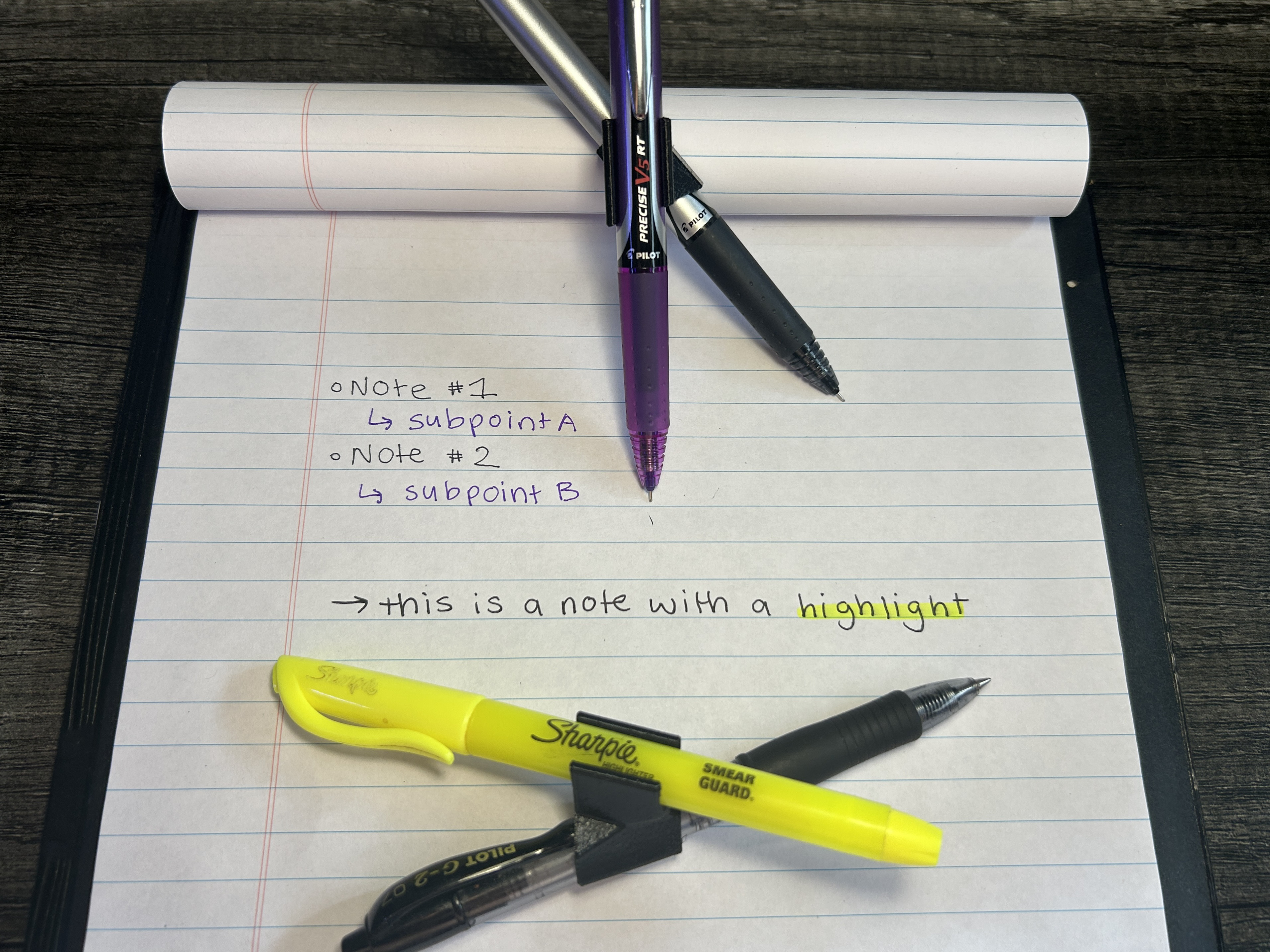 Double Pen Clip