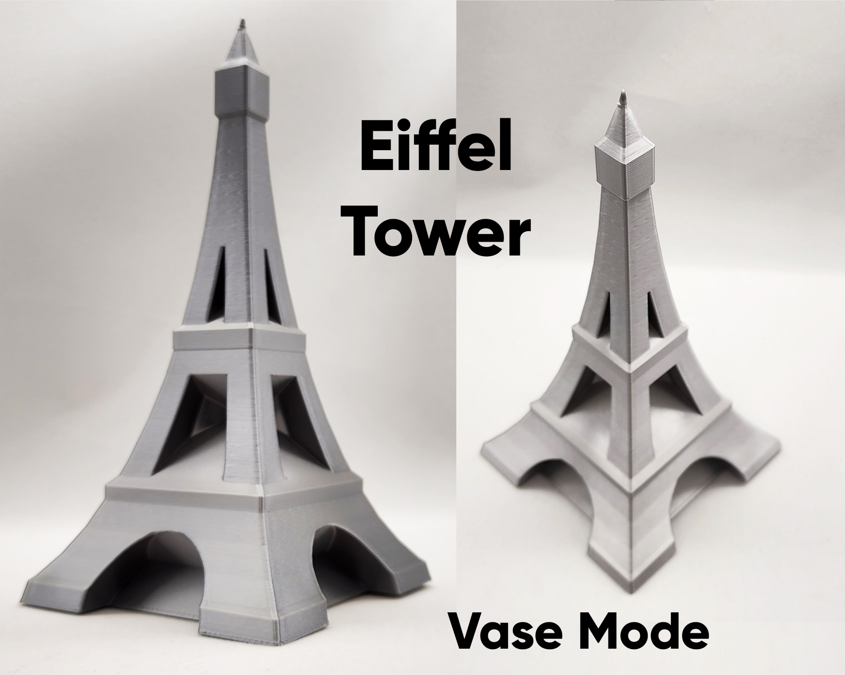 Eiffel Tower ⍙ Vase Mode by Triple G Download free STL model