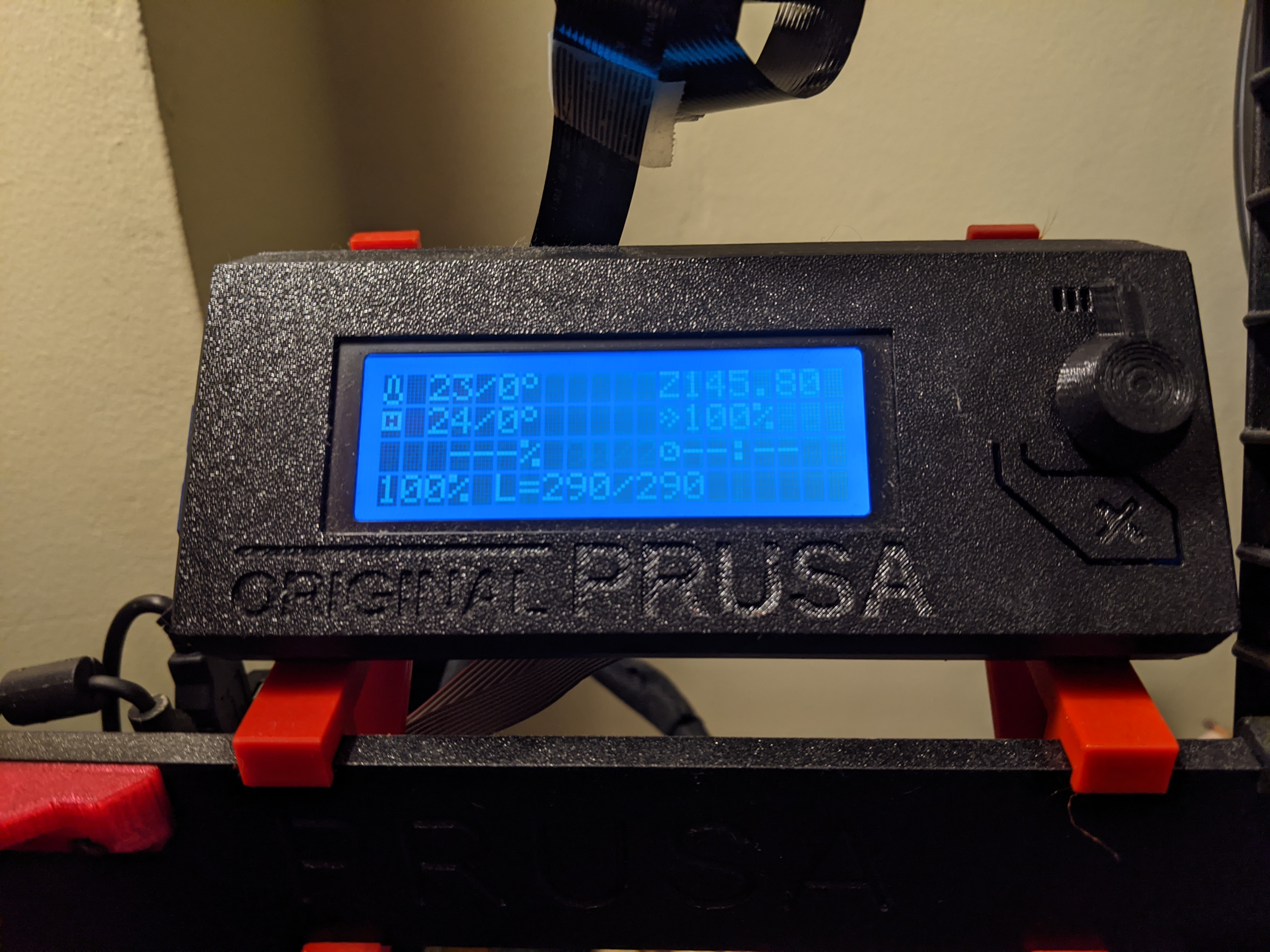 i3 MK3S screen relocation bracket