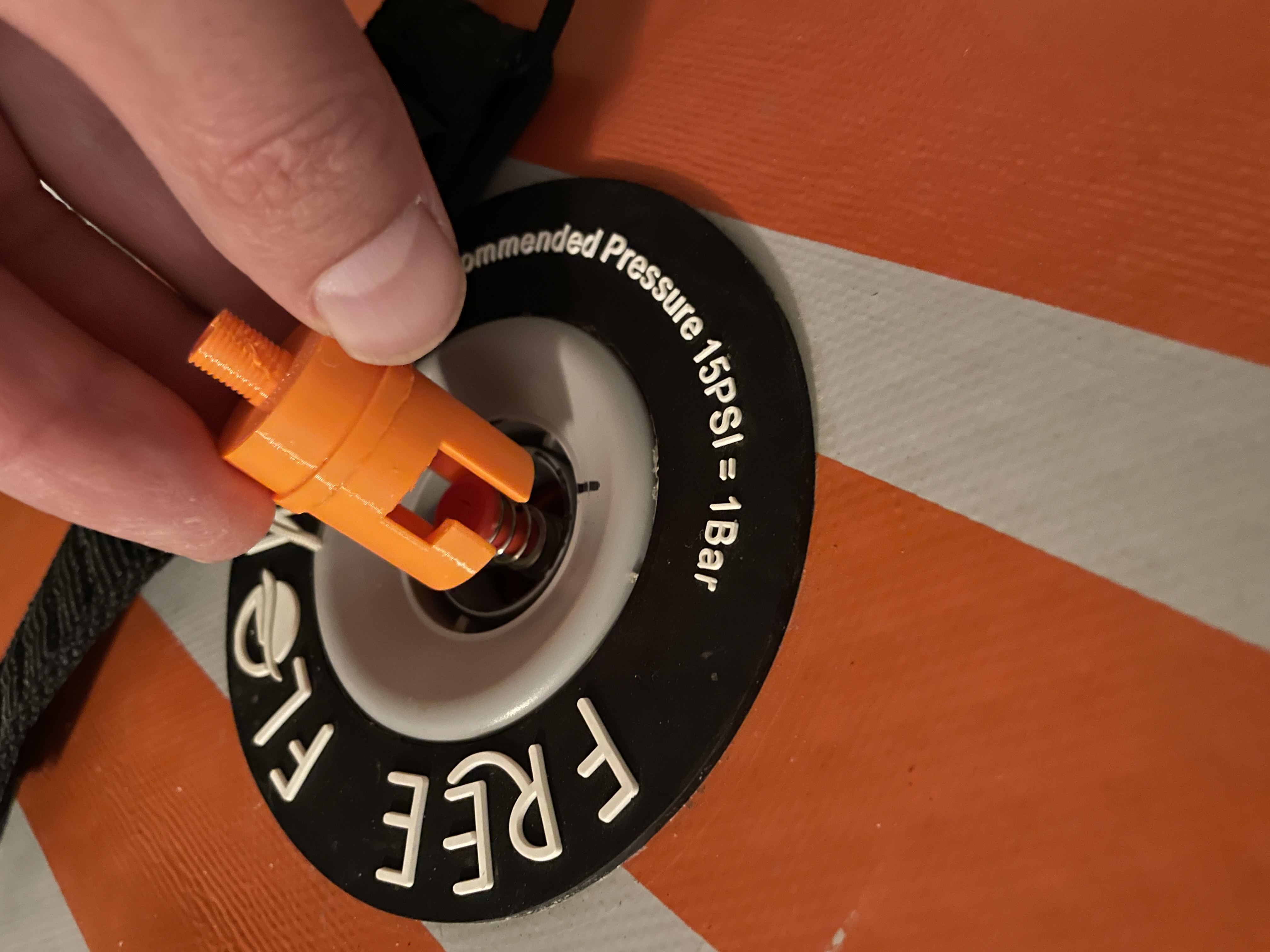 Schrader Valve Paddleboard Adapter
