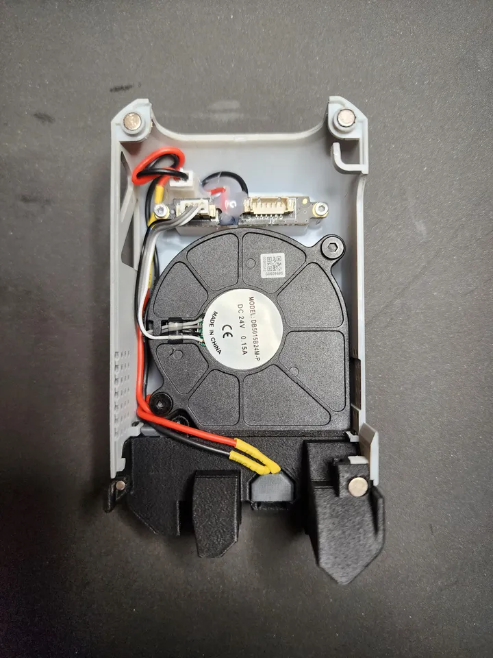 Bambu Lab X1/X1C Fan Shroud (stock, aftermarket nozzle or with LED