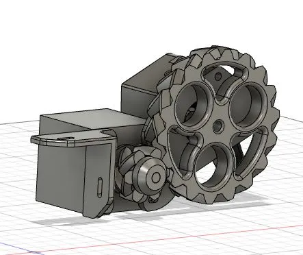 3:1 (3 to 1) geared extruder for bowden system