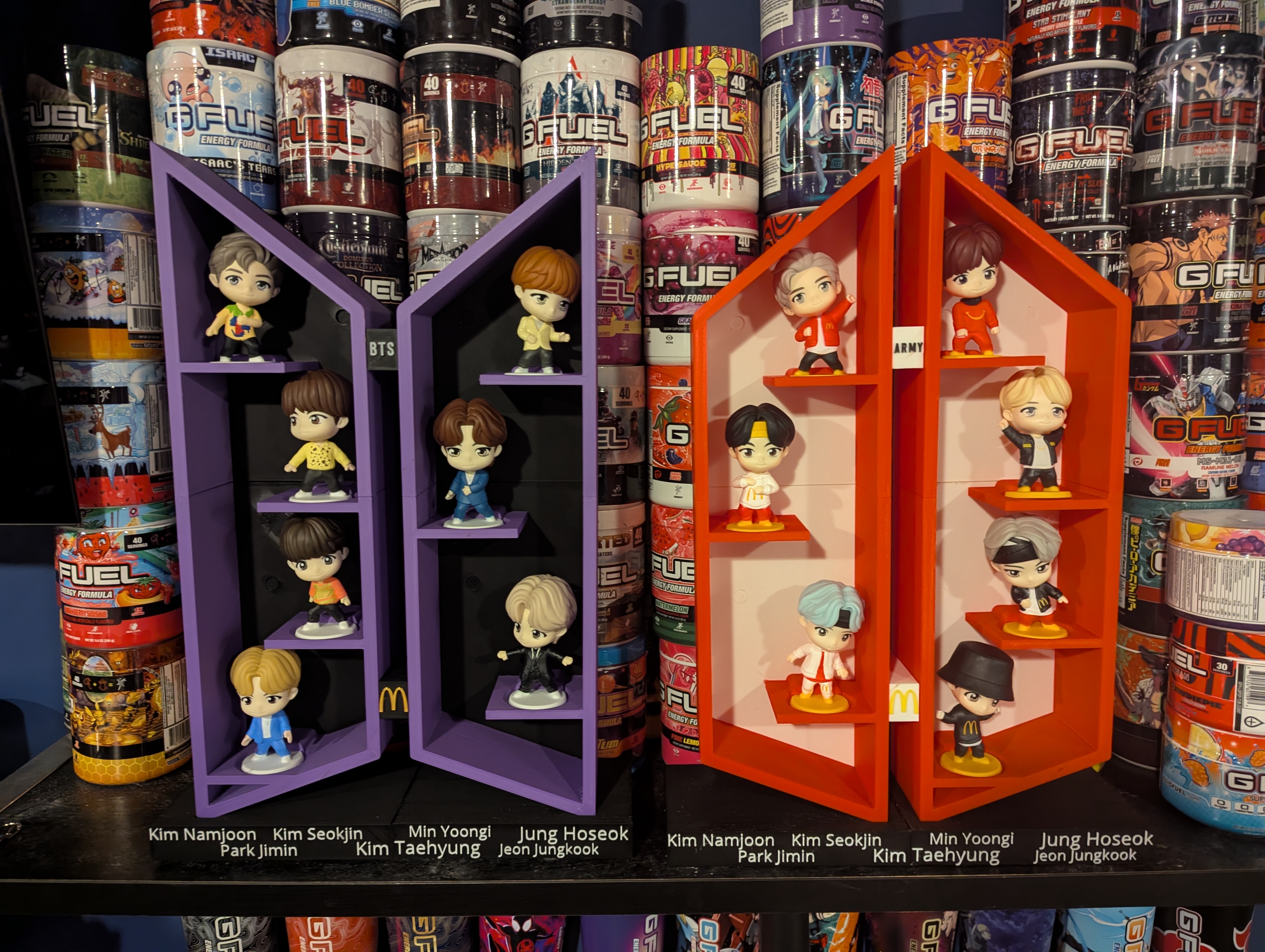 McDonalds Tiny Tan Toy Shelf