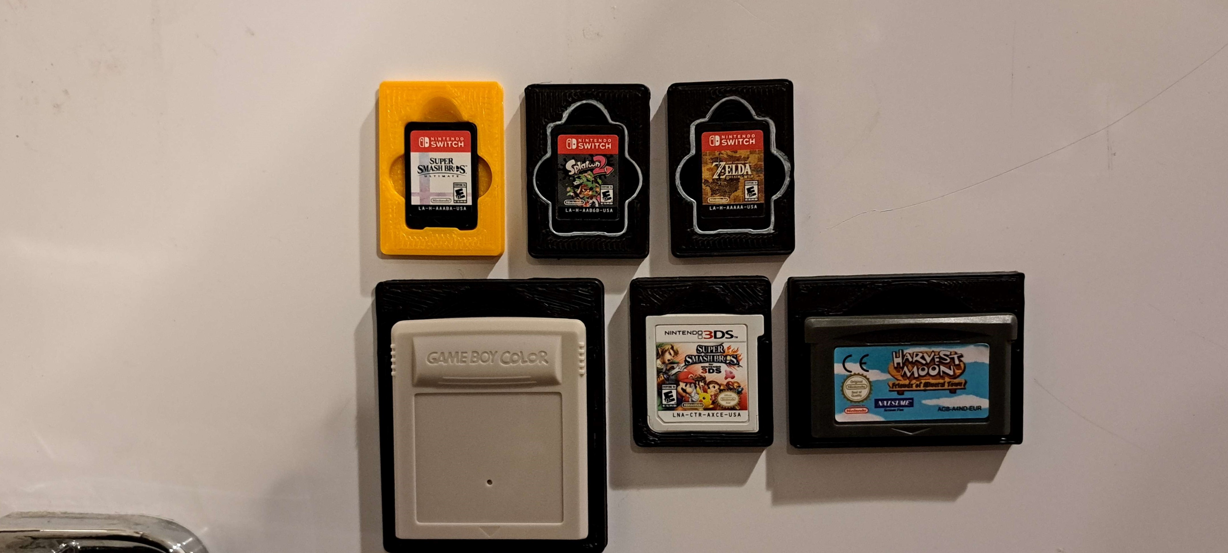 Magnetic Nintendo Cartridge Displays