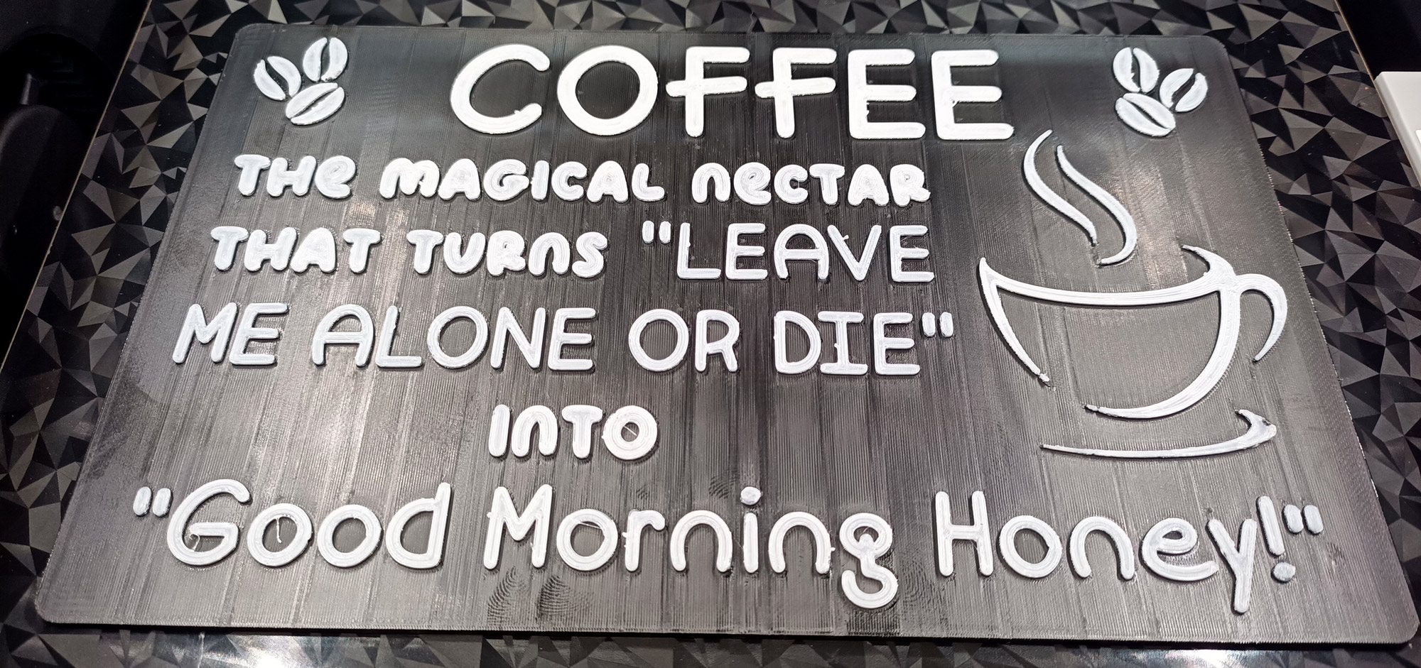 Funny Sign - Coffee the magical nectar...