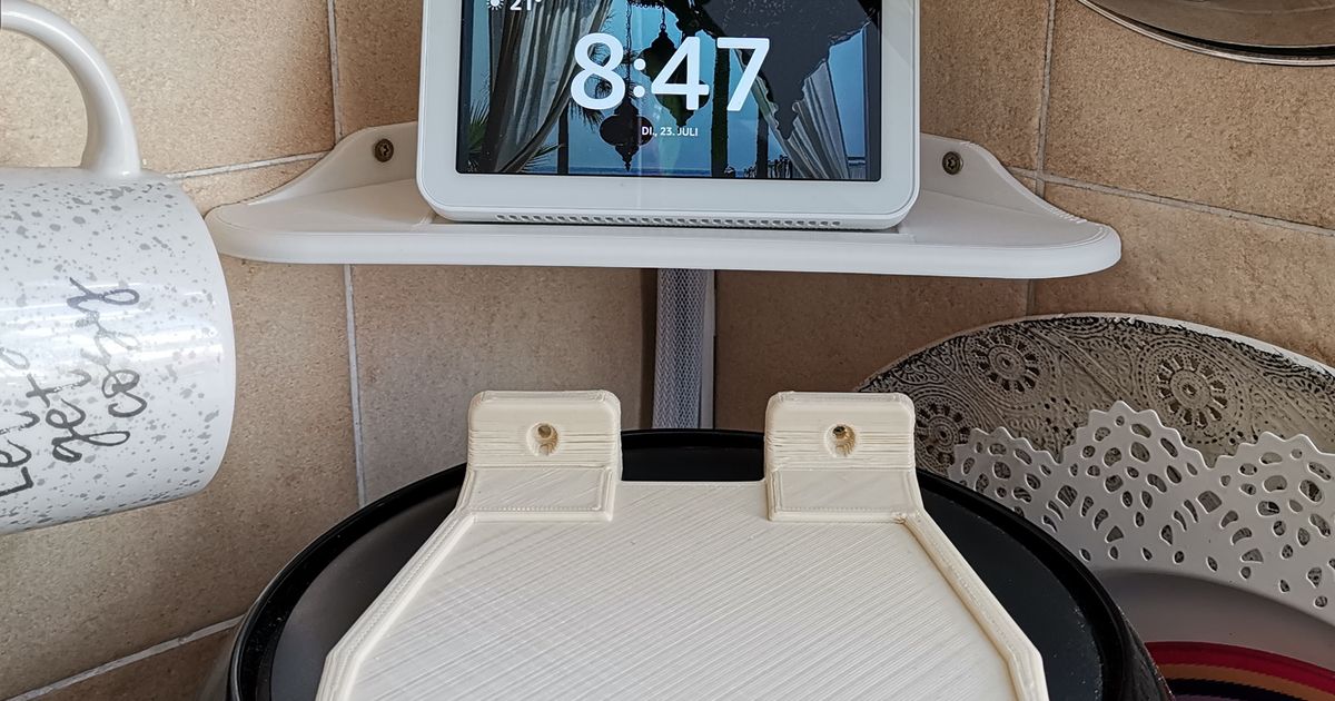 Amazon Echo Show 5 shelf / mount by eponra Download free STL model