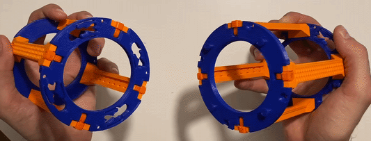 Module Section System (MSS) with bayonet locking for 4'' enclosure tubes