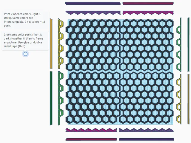 Honeycomb Storage Wall Edges