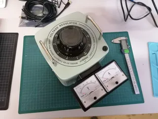 Voltage and amp holder for voltage regulator