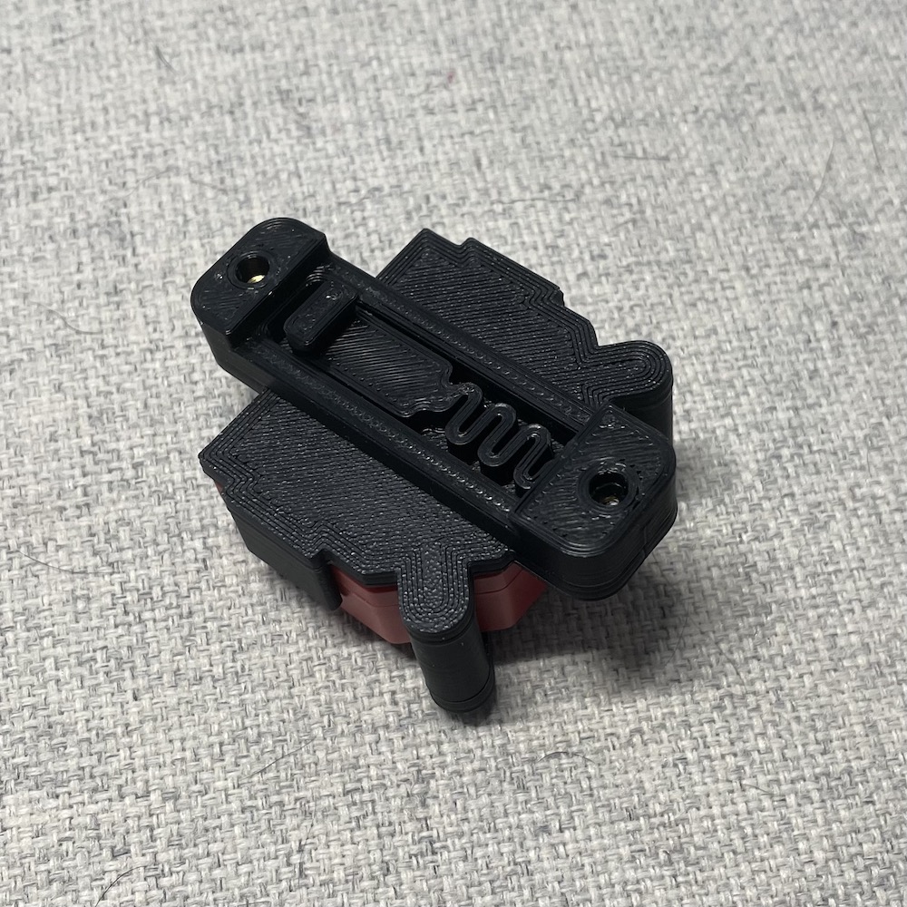 Support Rail DIN Pour Shelly 1 Et 1PM – Rouge, Imprimé 3D PETG – Montage Rapide Sur Rail 35 Mm