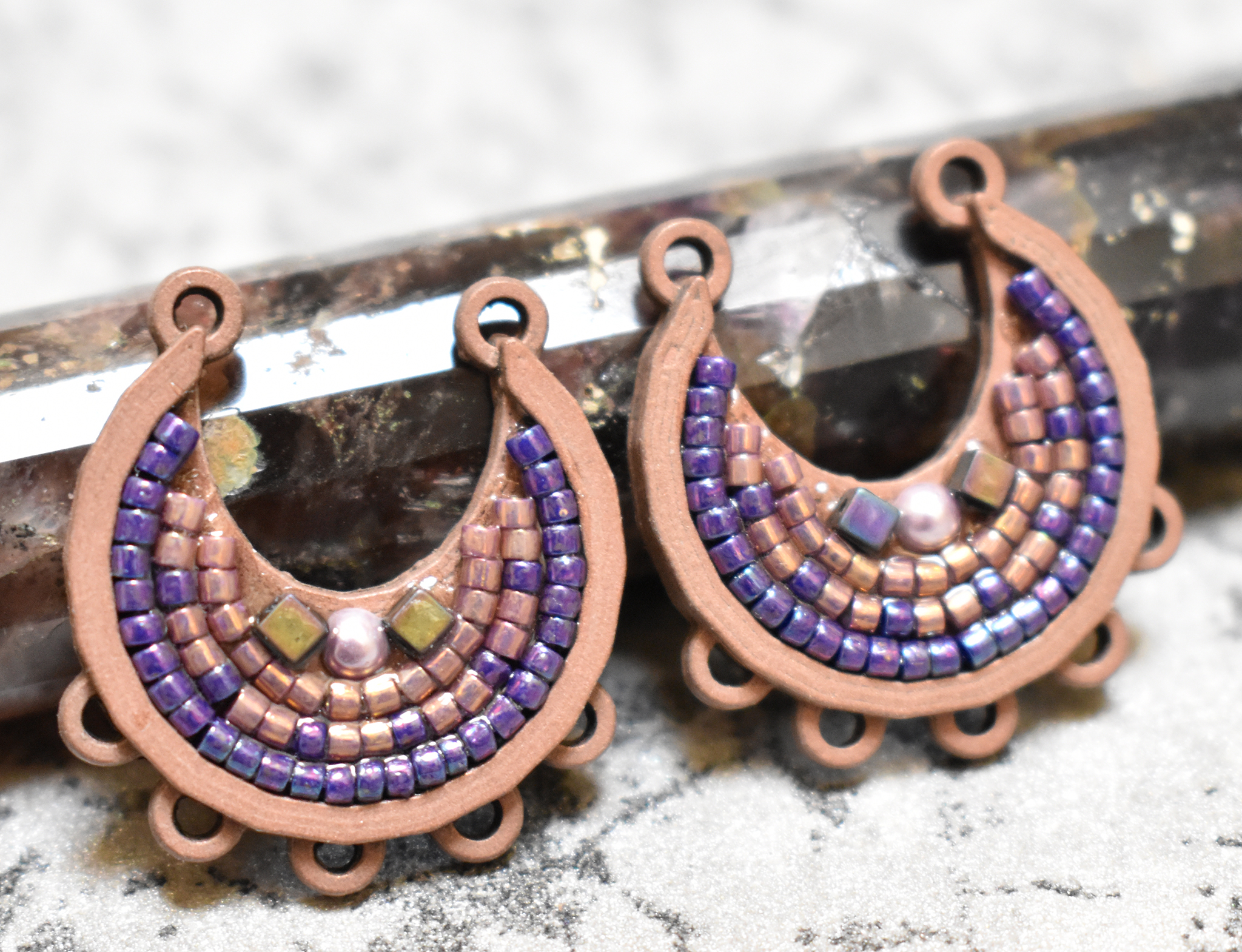 Half Circle Dangle Earrings — miniatura 5
