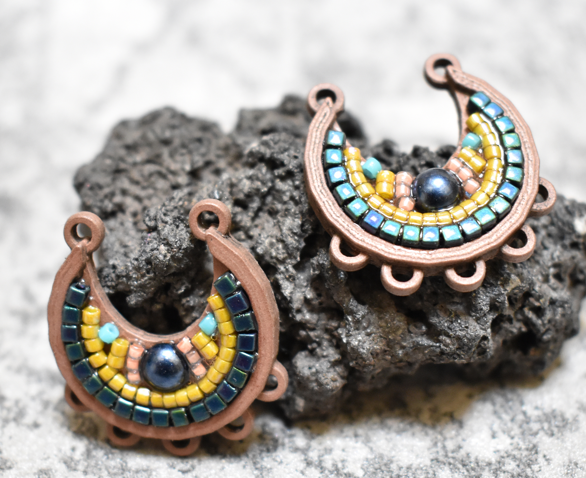 Half Circle Dangle Earrings — miniatura 6