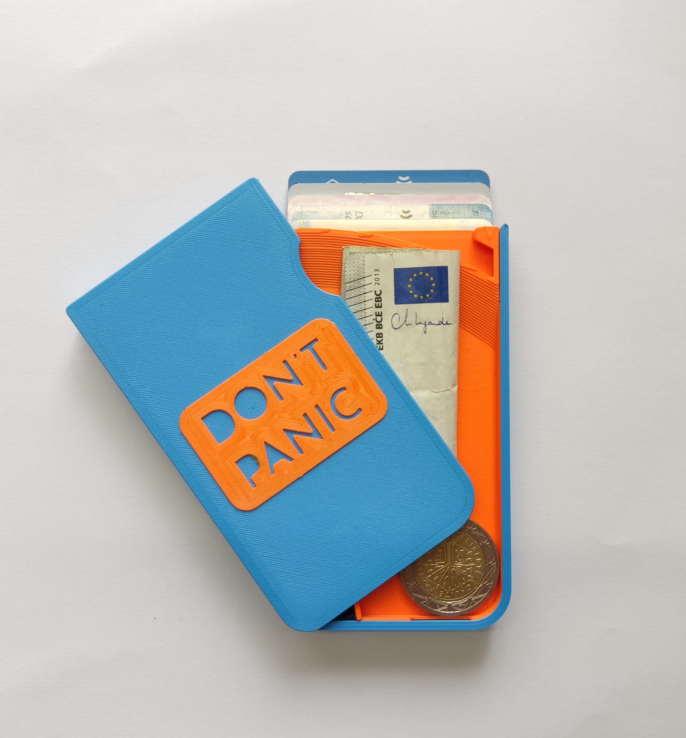 Maker wallet v2: card wallet with cash/coin pocket