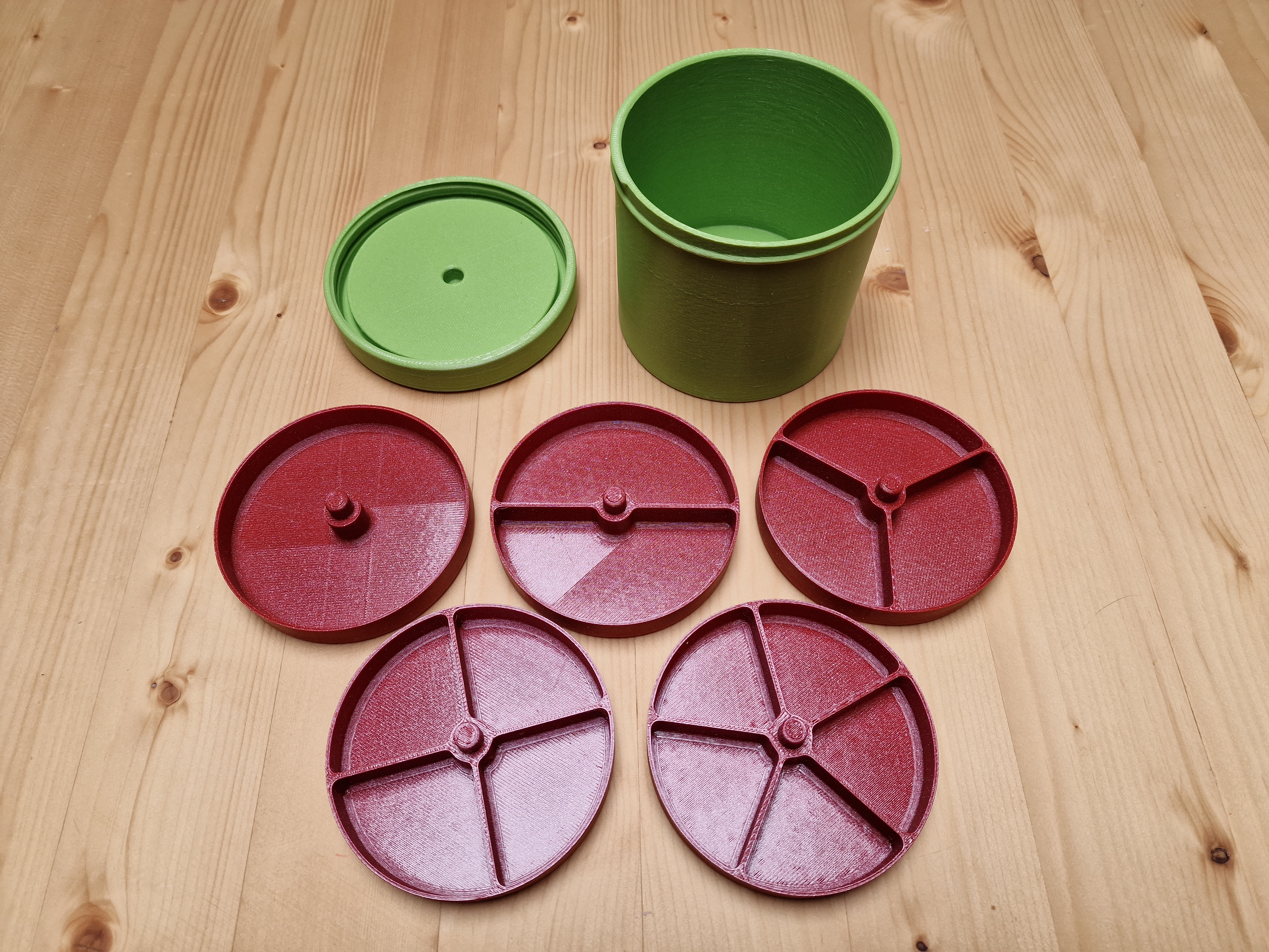 Screw sorting box