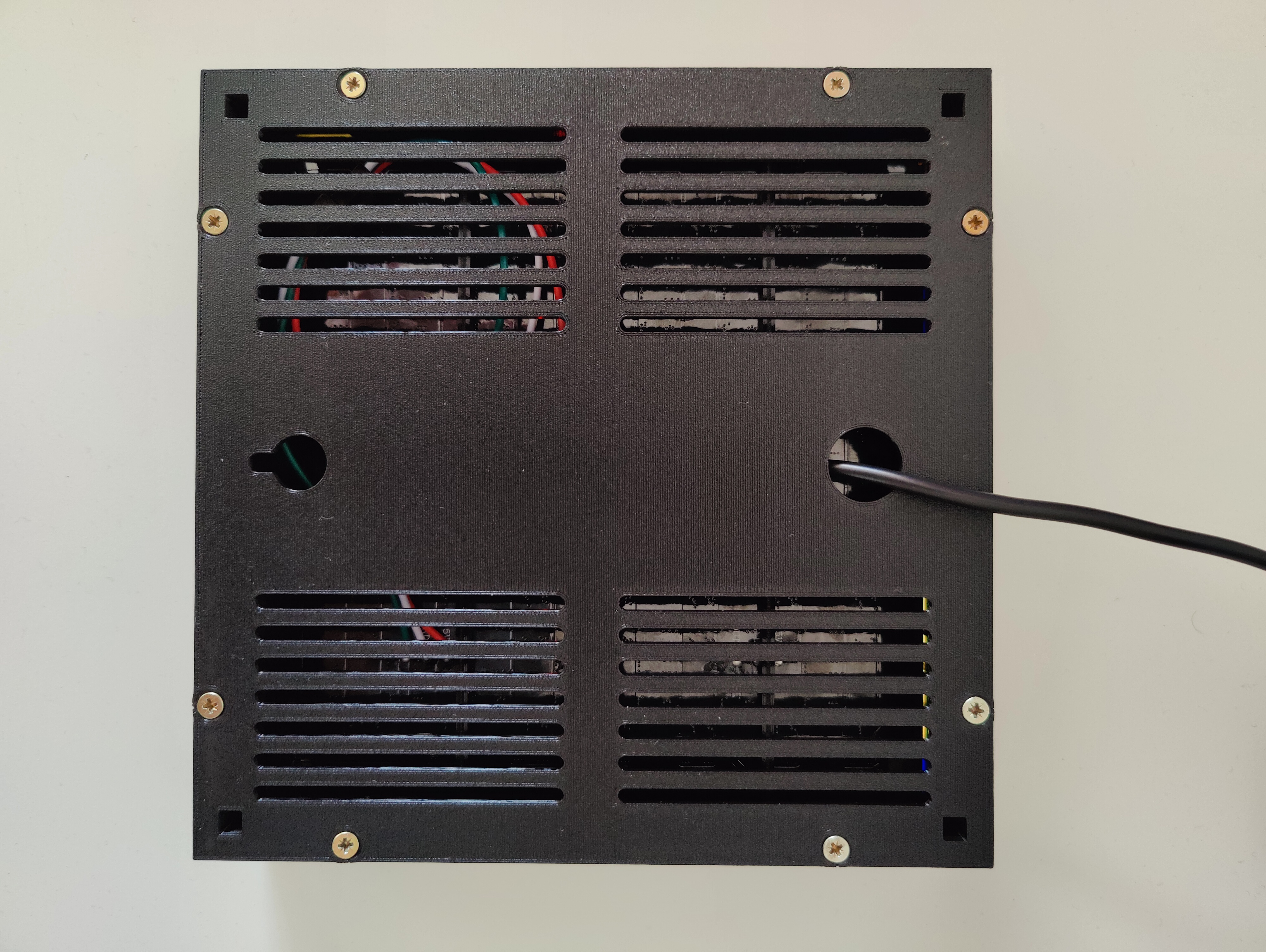 WordClock V1/2/3 Lid replacement for ESP32 with Pins