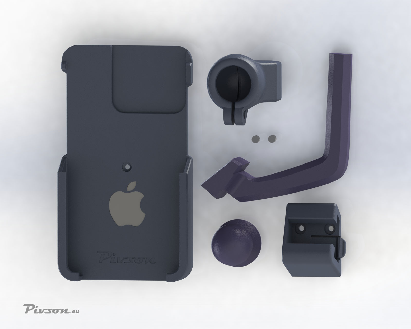 car-phone-holder-iphone-by-pivson-download-free-stl-model