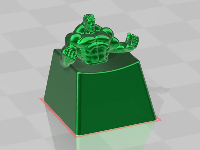 Hulk Keycap _ Marvel Keycap