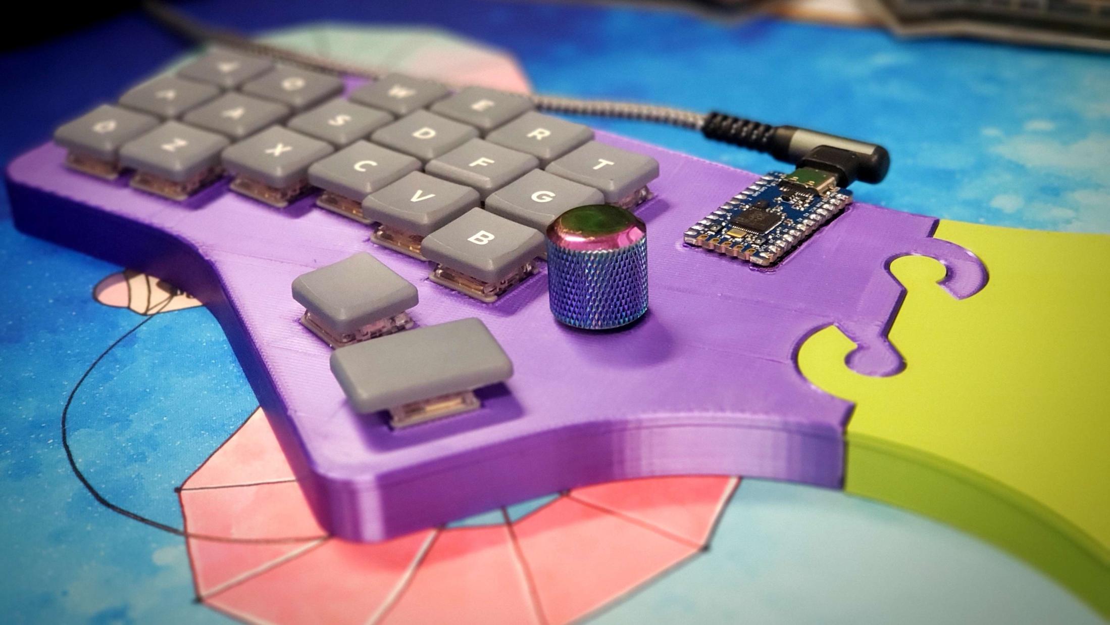 WIZRAD "Torch0" — 40-key LP ErgoMech Keyb