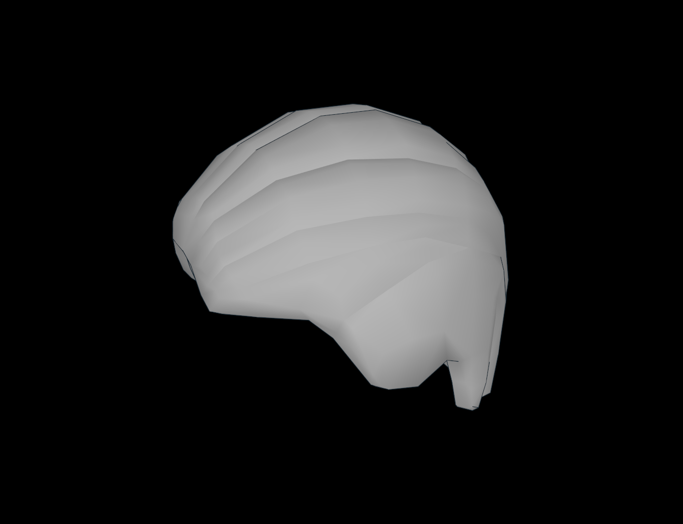 Lego Compatible (92081.dat) Minifig Hair Combed Front to Rear