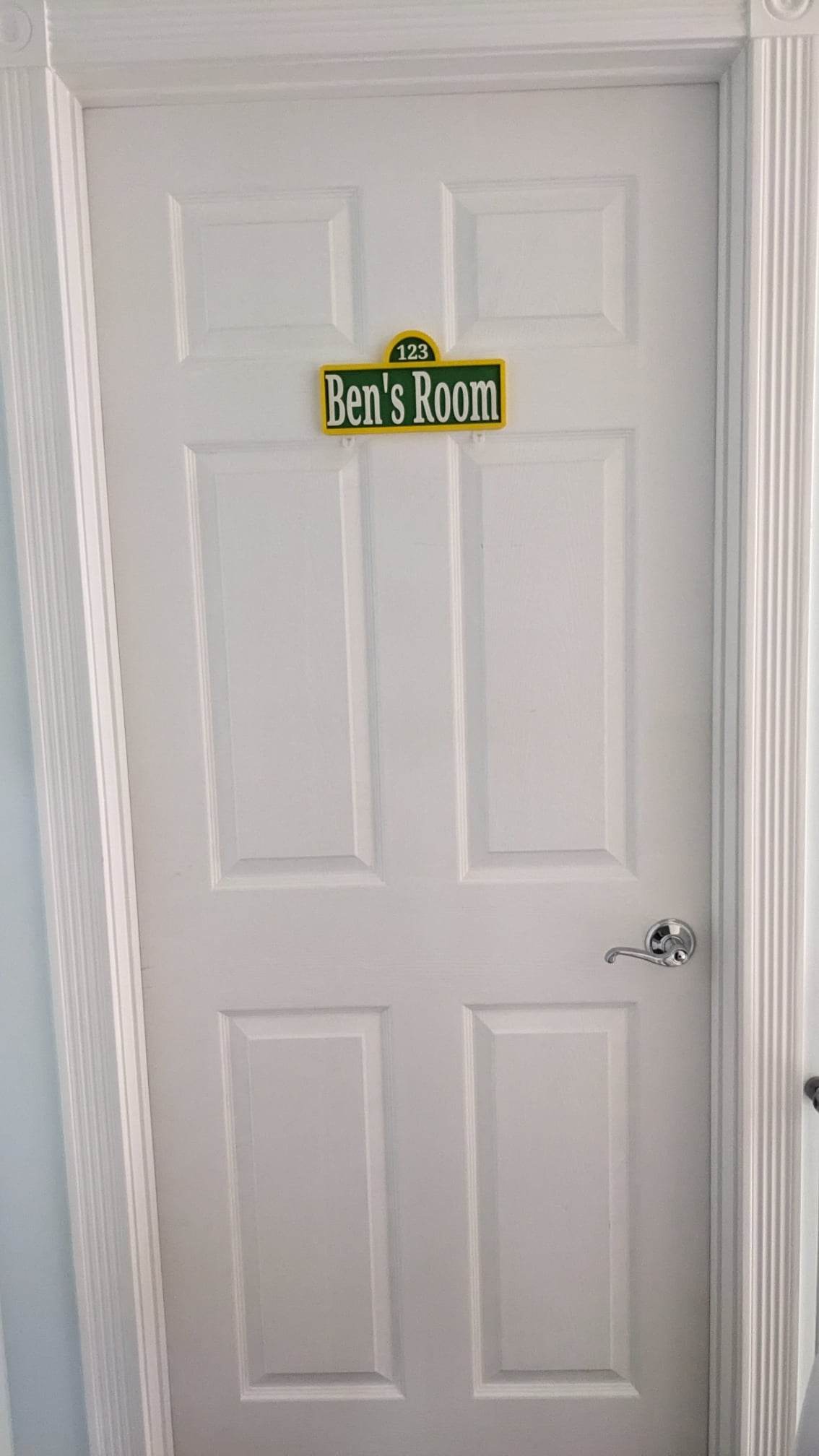 Sesame Street Door Sign