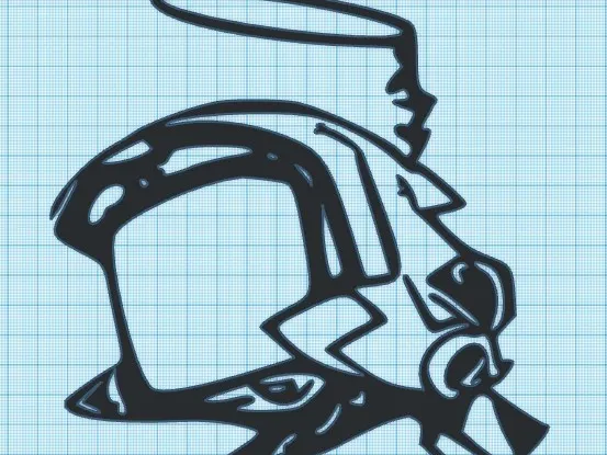 CANTI -HEAD - FLCL - WALL ART