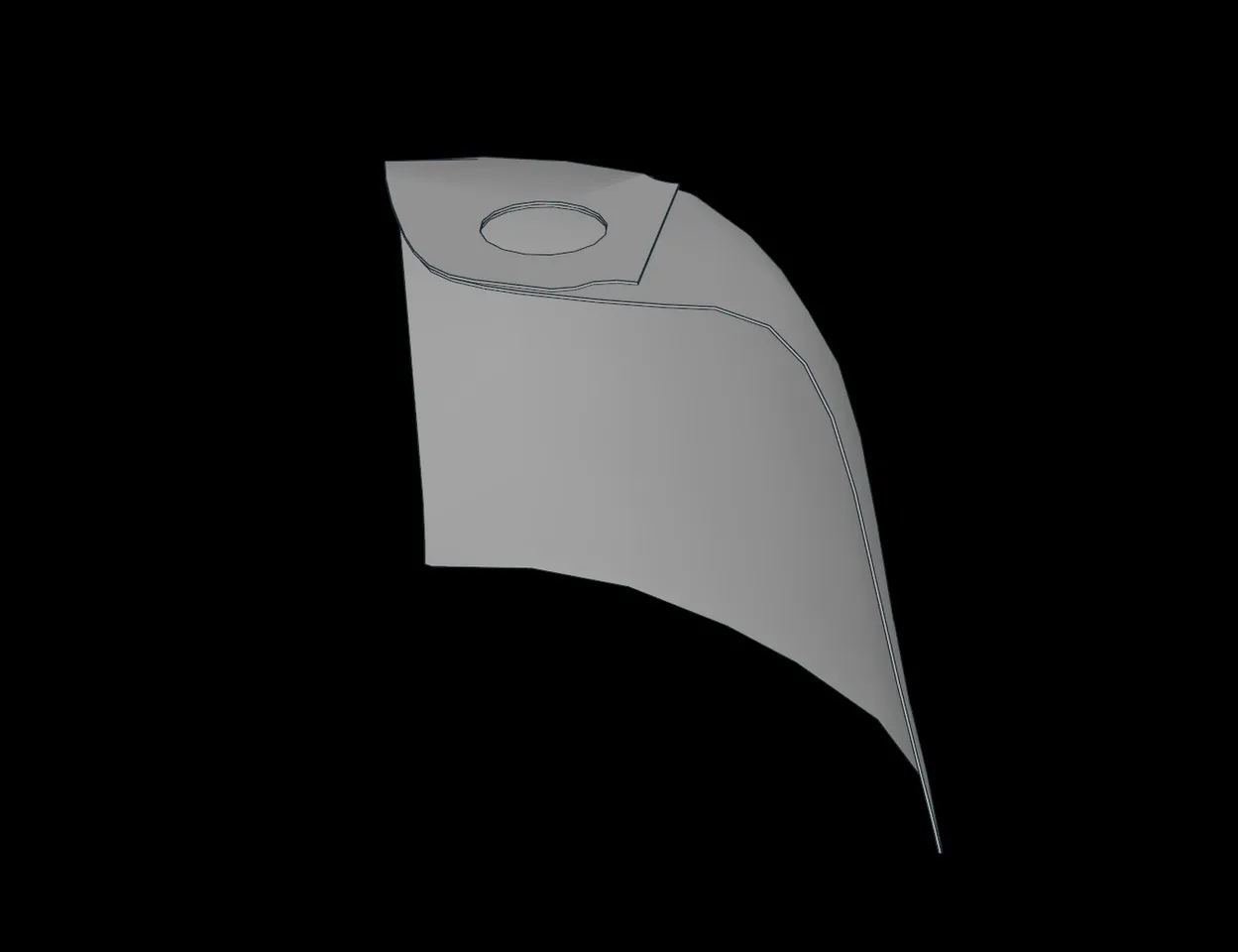 Lego Compatible (50231.dat) Minifig Cape Cloth (Formed) by thall72 | Download free STL model ...