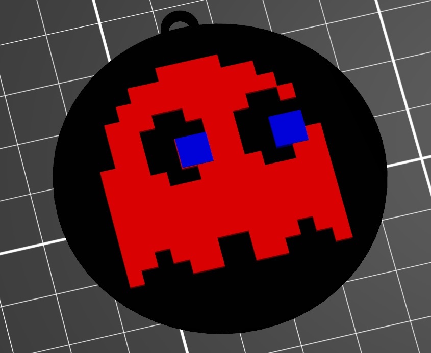 pac man keychain