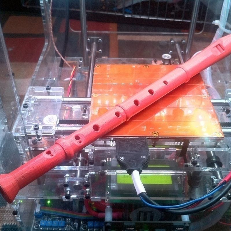 3D printed recorder musical instrument by 3D Printing Professor ...