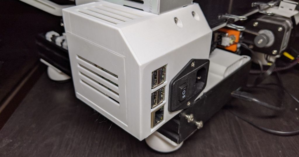 Ender 3 Raspberry Pi 3 and Relay PSU Case for Octoprint by Eric Anastas