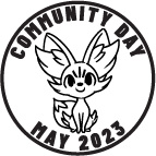 Fennekin Community Day Coin