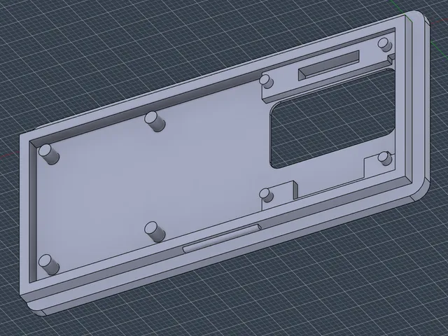 Pi Zero 2W case for PiKVM - Remix with different OLED spacing