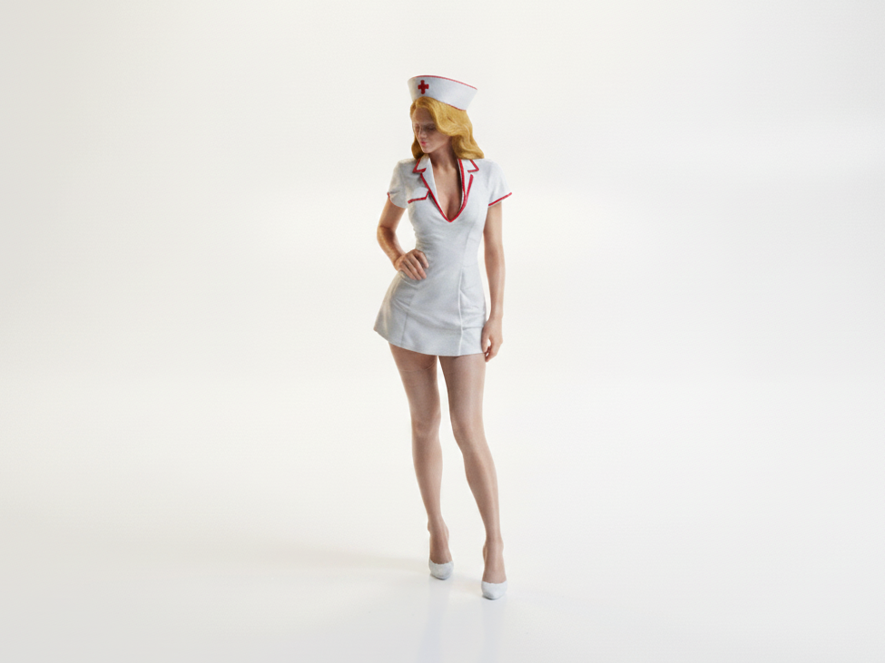 Nurse Figurine Medical Professional 3D Printable