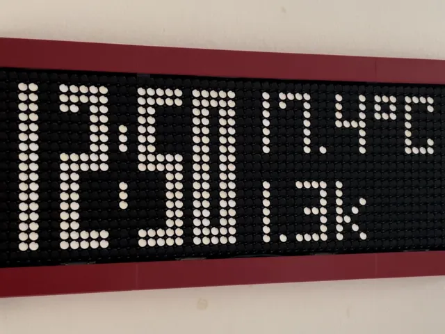 Flippity210 Flip-Dot display case