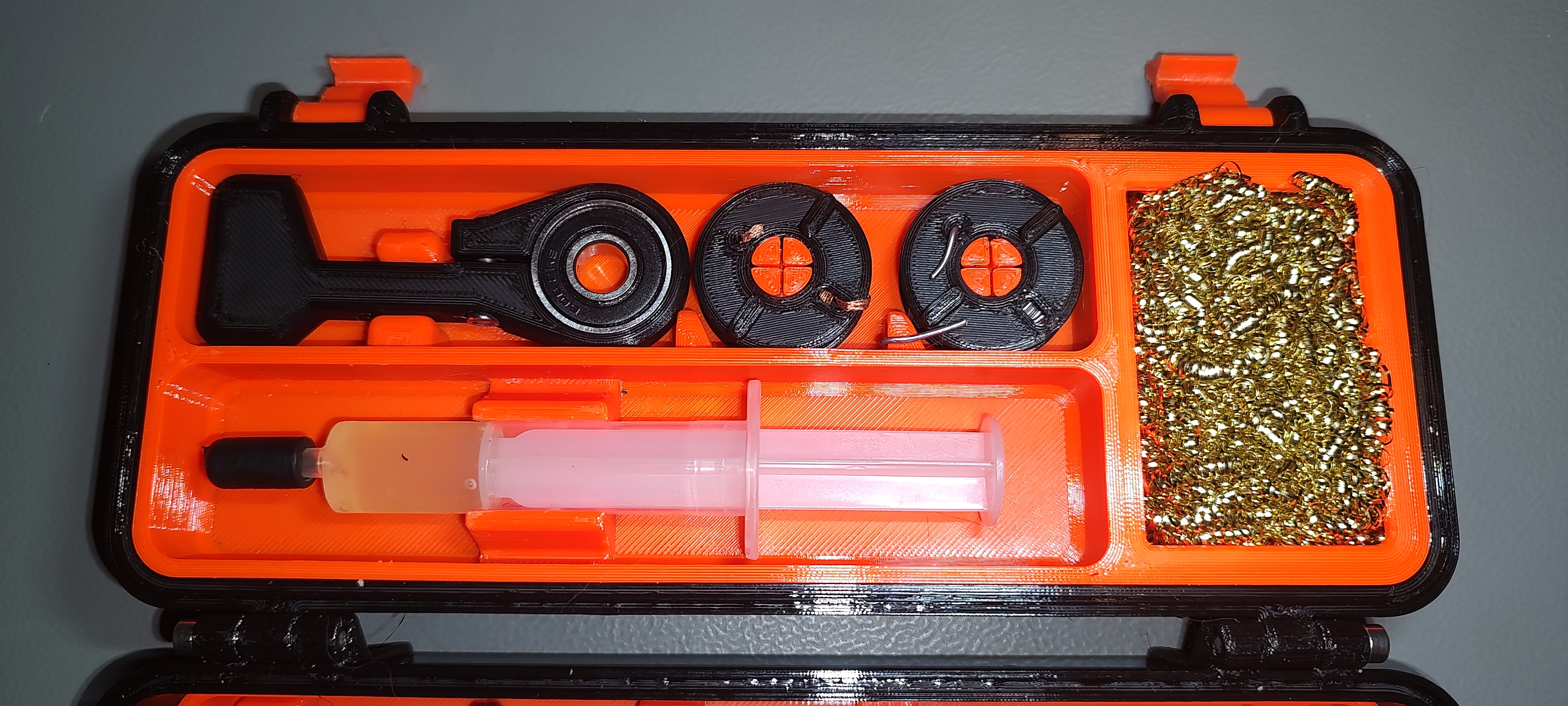 TS100 case insert for flux syringe