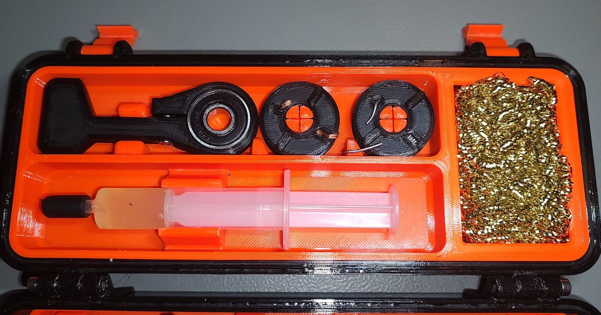 TS100 case insert for flux syringe by Jan | Download free STL model ...