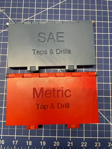 SAE and Metric Tap and Drill Cases